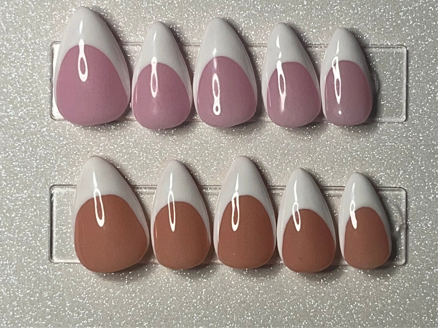 Short Almond - WHITE FRENCH