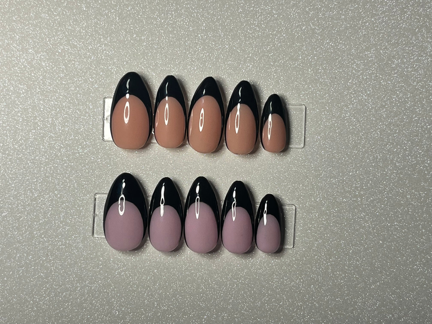 Medium Almond - BLACK FRENCH