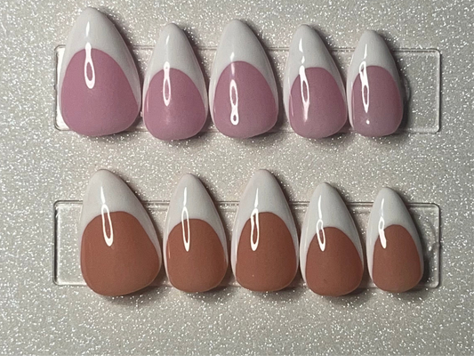 Short Almond - WHITE FRENCH