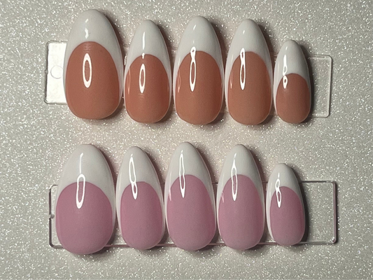 Medium Almond - WHITE FRENCH